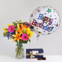 Image of Happy Birthday Gift Set flowers