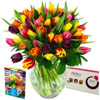 Image of Mixed Tulips Gift Set