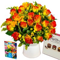 Image of Rose and Freesia Gift Set